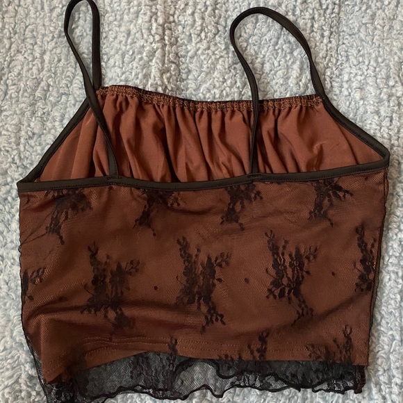 Lace Ruched Bust Cami - Picture 4 of 5